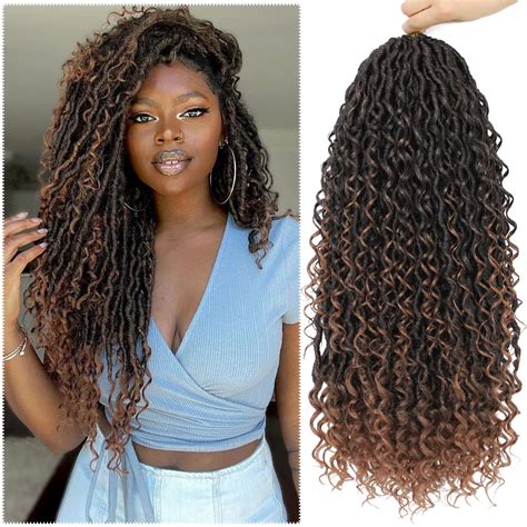 faux goddess locs crochet|boho goddess locs.